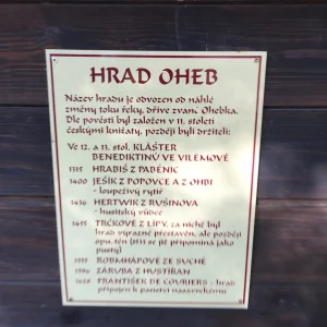 Hrad Oheb na Seči - Vysočina s dětmi