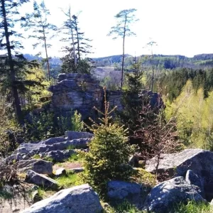 S Mikulášem za čertem na Bradlo - Vysočina s dětmi
