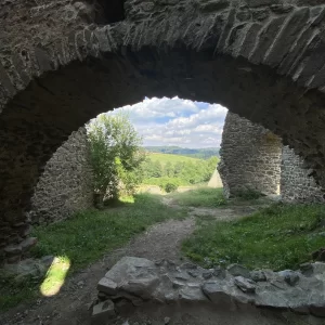 Zřícenina hradu Rokštejn - Vysočina s dětmi