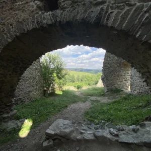 Zřícenina hradu Rokštejn - Vysočina s dětmi