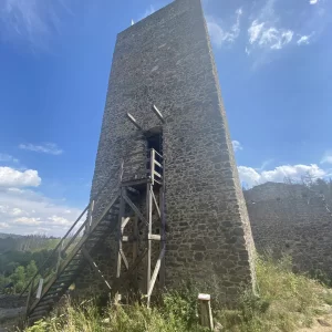 Zřícenina hradu Rokštejn - Vysočina s dětmi