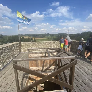 Zřícenina hradu Rokštejn - Vysočina s dětmi