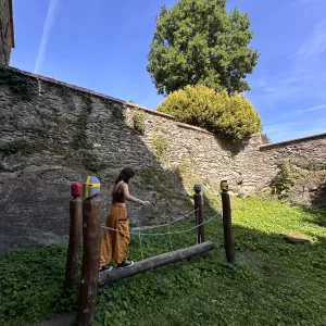 Za humny je Vodní dům a zámek Zruč - Vysočina s dětmi
