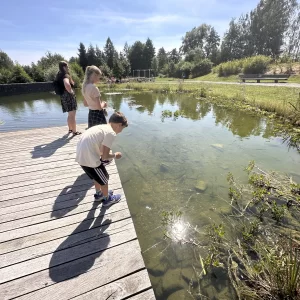 Za humny je Vodní dům a zámek Zruč - Vysočina s dětmi