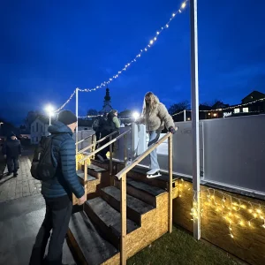 Bruslení na umělém kluzišti - Vysočina s dětmi